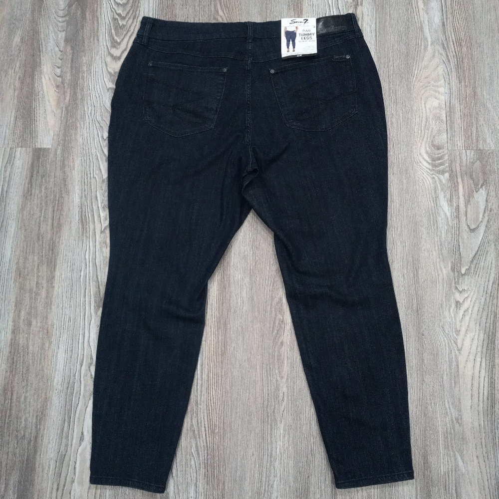 Seven 7 Tummy Less High Rise Skinny Jeans Plus Size 20